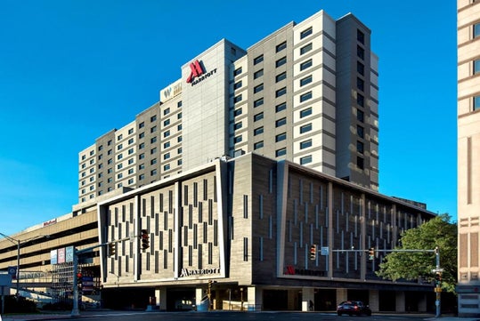 Hotel exterior.