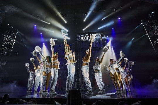 Beat It dance scene at Michael Jackson ONE show.