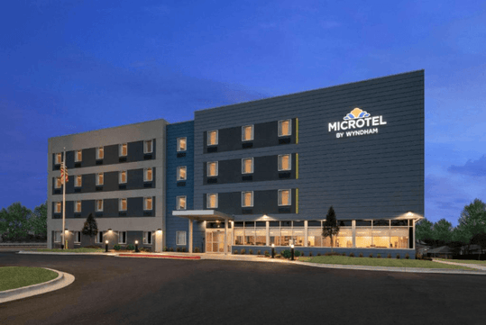 Hotel exterior.