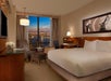 1 King bed, city view, work desk, flat-screen TV, chair at Millennium Hotel, NY.
