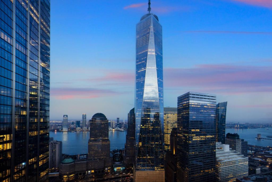 City view at Millennium Hotel, NY.