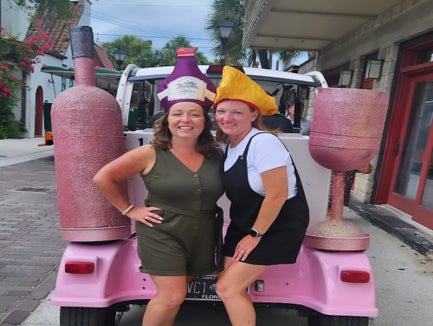 Mobile Wine Tasting and Food Pairing Tour in St. Augustine, Florida