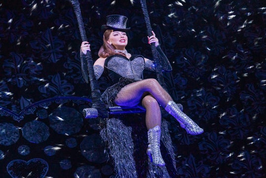 A showstopping moment inside the Moulin Rouge