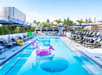 Outdoor pool at Moxy Miami South Beach, FL.
