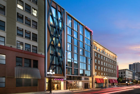 Hotel exterior.