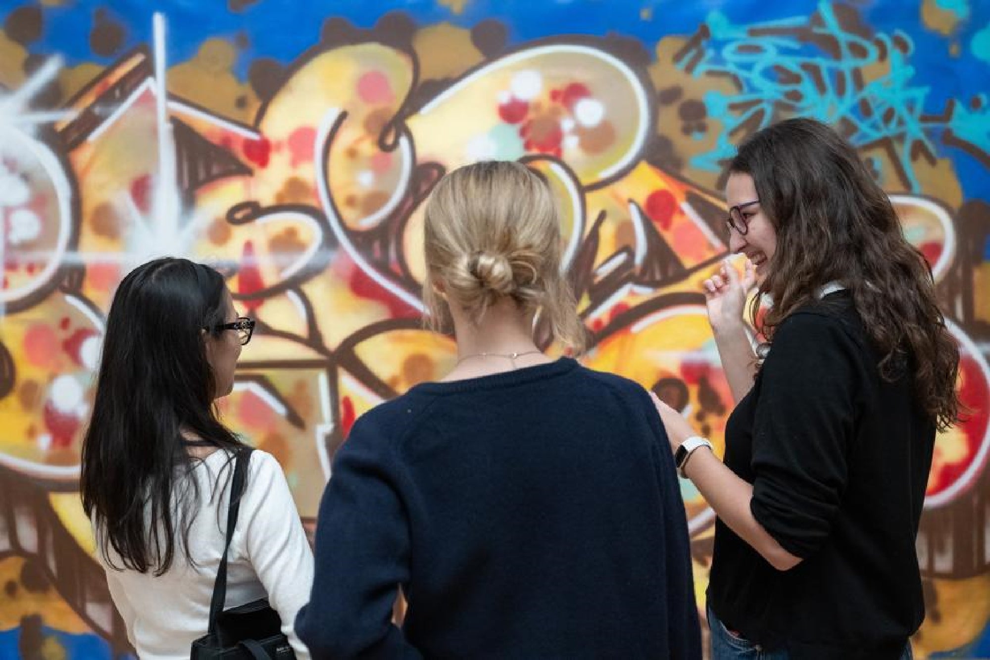 Street art at the Museum of the City of New York.