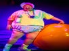 The Jumbo-sized baby at Mystère Cirque Du Soleil show in Las Vegas, Nevada.