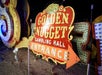 Some signs that can be seen on the NEON Night Flight Spectacular in Las Vegas Nevada.