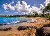Picturesque beach near the resort.