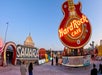 Historic neon signs on display at the Neon Boneyard.