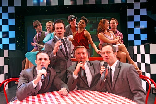 Singers and dancers at New Jersey Nights in Branson, Missouri