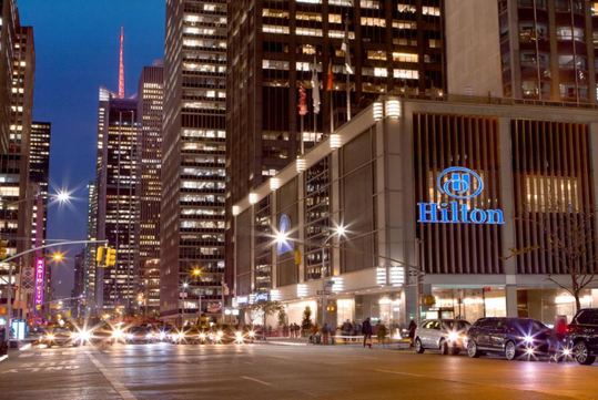Exterior at New York Hilton Midtown, NY.
