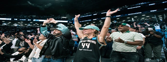 New York Liberty WNBA Basketball in Brooklyn, New York