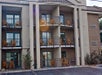 Exterior with view of the hotel furnished balconies at Norma Dan Motel, Pigeon Forge, TN.