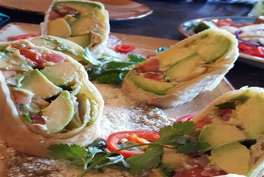 Avocado flautas jalisco on the North OSide Tour