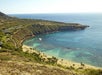 Formed within a volcanic cone, Hanauma Bay offers striking scenery.
