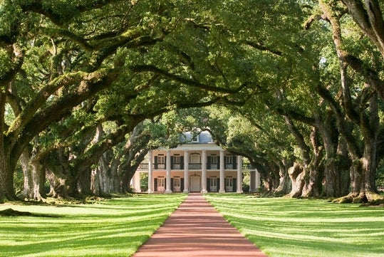 The old house at Oak Valley Plantation Cajun Pride Swamp Tours in New Orleans, Louisiana.