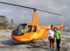 Couple with Helicopter - Old Town Blufton Helicopter Tour in Hilton Head Island, SC