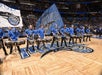 Drumline performing at the Amway Center