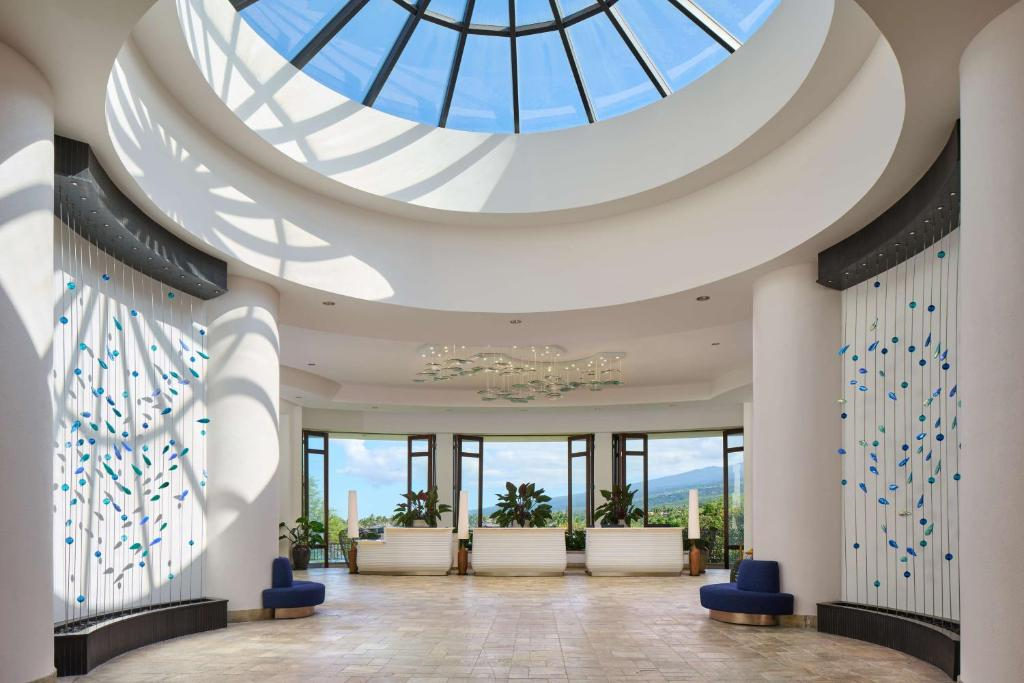 Modern lobby.