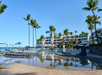 Lagoon-style outdoor pool.