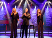 A trio of performers at the Ozarks Gospel show in Branson, MO.