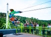 The definition of "thrill" at Parakeet Pete's Waterfront Zipline