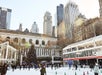 Ice skating at Bryant Park.
