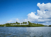 View of the gulf of Mexico at Parrot Key Hotel & Villas in Key West.