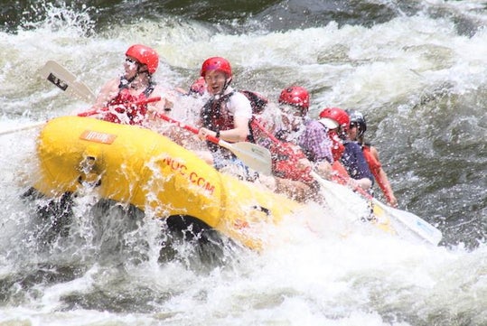 Class III-IV whitewater excitement awaits you on the Upper Pigeon River. - Pigeon River Rafting with NOC in Hartford, Tennessee