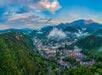 A great view of the city down in this valley on the Gatlinburg Loop Smoky Mountain Tour in Gatlinburg, Tennessee.