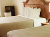 Guest room with two queen beds.