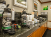 Breakfast area at Quality Inn & Suites Biltmore East, NC. 