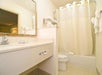 Private bathroom at Quality Inn & Suites Biltmore East, NC. 