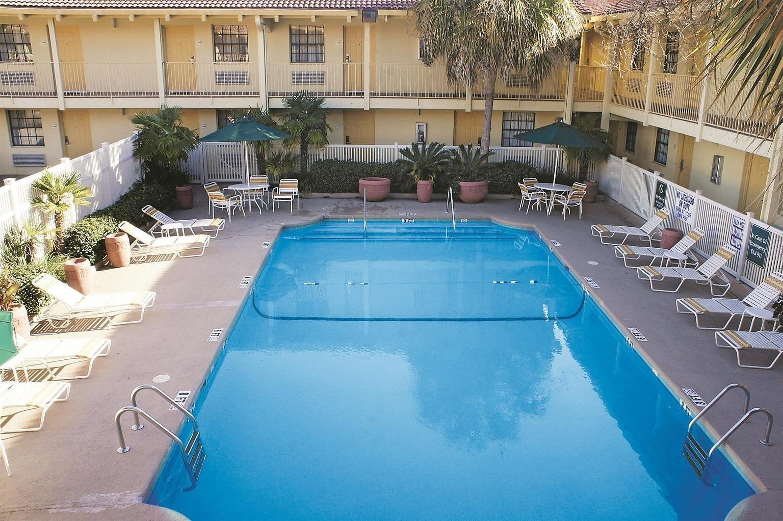 Swim and unwind in the outdoor pool.