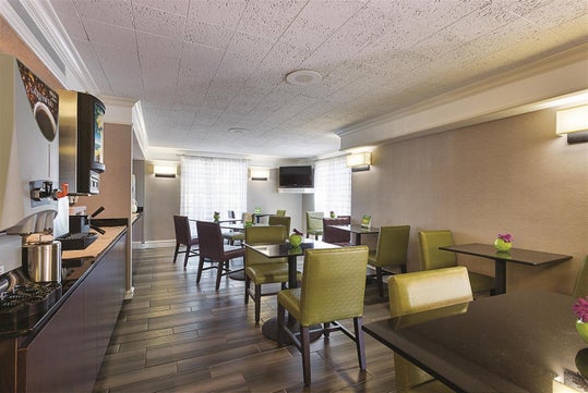 Enjoy morning meals in the breakfast dining space.
