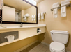 Guest bathroom at Quality Inn & Suites North Myrtle Beach.