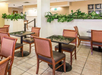 Breakfast dining area.