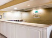 Front desk.