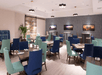 Spacious dining area.