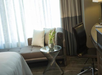 Sofa Bed at Renaissance Tampa International Plaza Hotel.