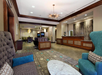 Lobby area with ample seating.