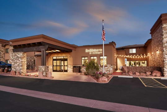Hotel exterior.