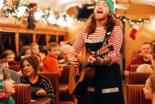 Magical Christmas Train by River Fox Train in West Sacramento, California