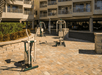 Outdoor fitness facilities at Sailport Waterfront Suites.