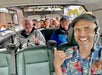 Tour group inside tour vehicle - San Francisco City Tour