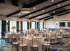 Banquet set-up in the event room.