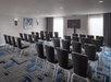 Conference set-up in a meeting room.