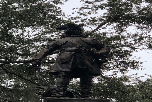 Statue of Jean Bart - a French naval commander