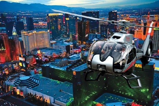 City view of Las Vegas from the Savory Bites & Neon Lights Tour